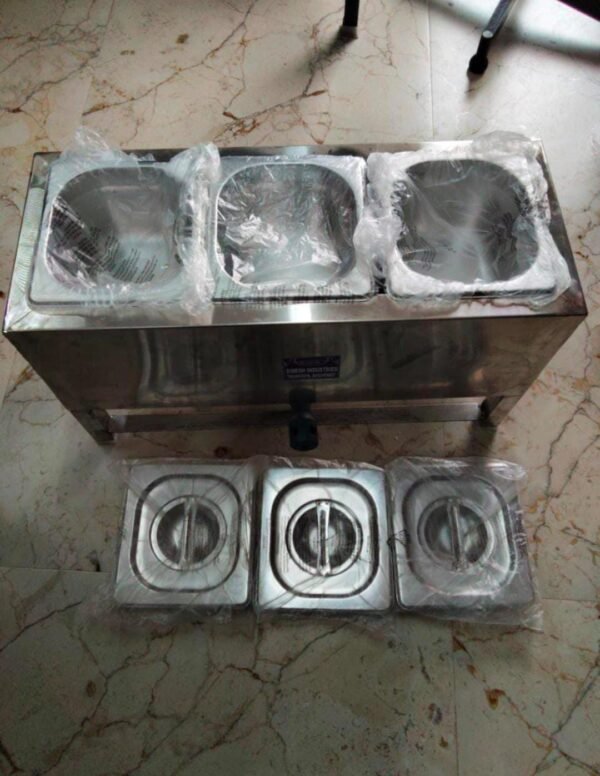 Gas chocolate melting machine