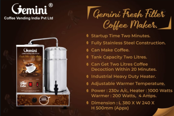GEMINI FILTER COFFEE DECOCTION