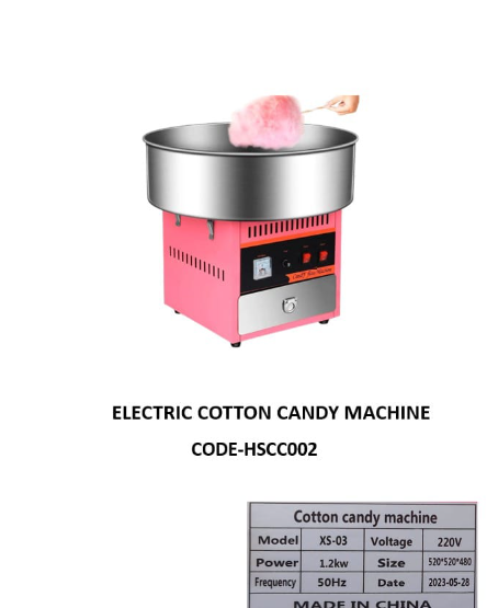 Electric cotton candy