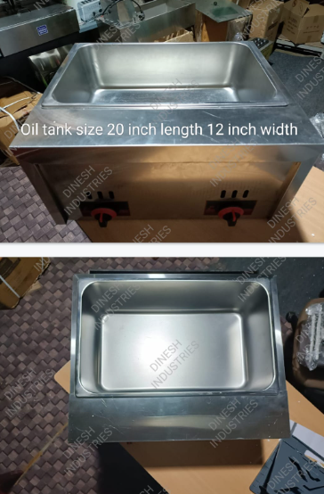 12 ltr Gas deep fryer for spiral potato