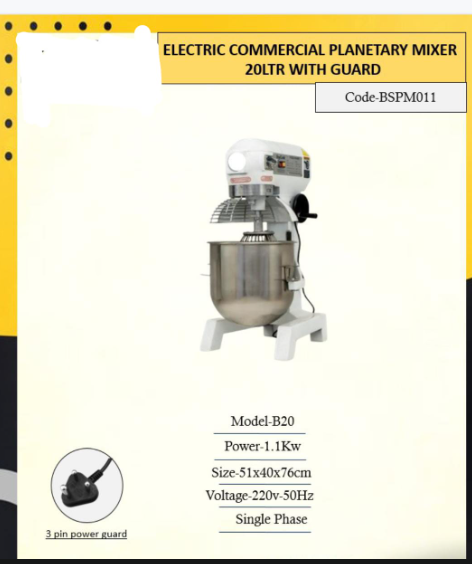 20ltr planetary mixer machine