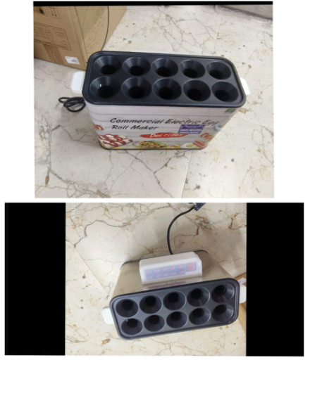 Electric egg roll machine 10 holes
