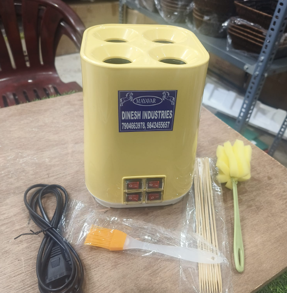 4 holes electric egg roll machine