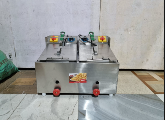 2 in 1 8 ltr +8ltr Electric and gas deep fryer