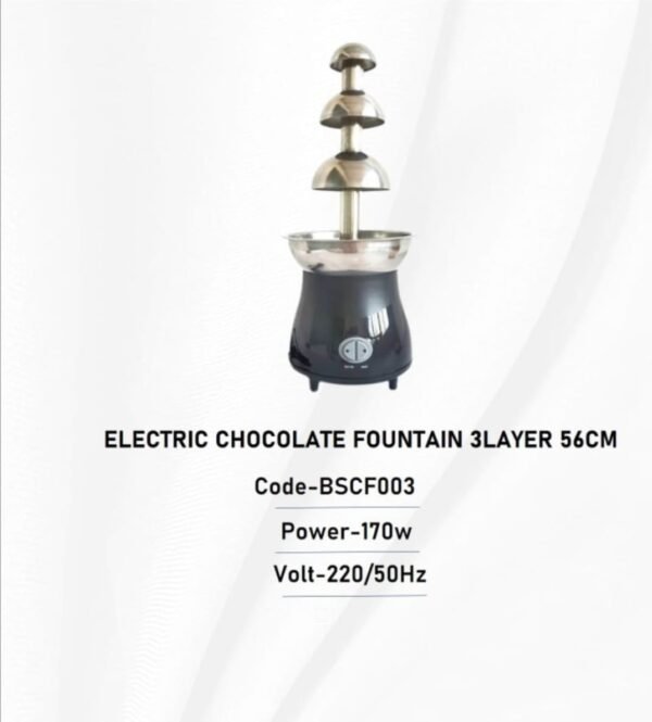 3 layer chocolate fountain 56cm