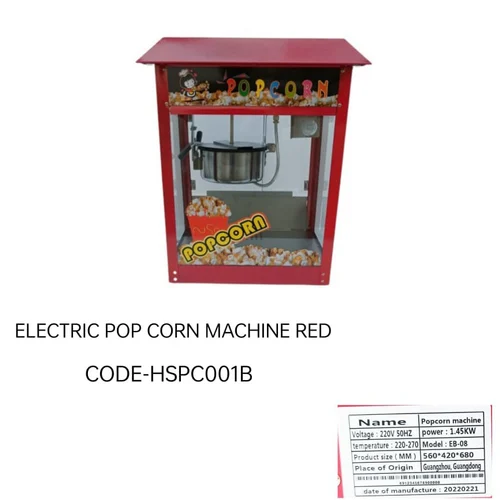 Electric Popcorn Making Machine